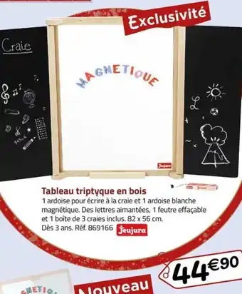 La Grande Récré Tableau créatif en bois offre