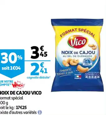 Auchan Noix De Cajou Vico offre