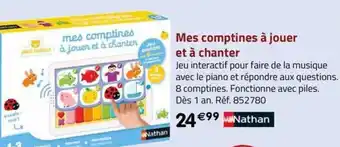 Mes comptines à jouer et à chanter
