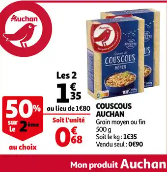 Auchan Couscous Auchan offre