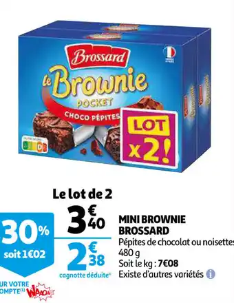 Auchan Mini Brownie Brossard offre