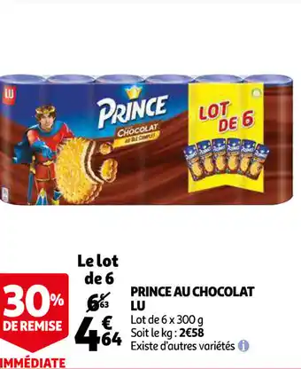 Auchan Prince Au Chocolat Lu offre