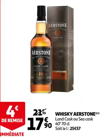Auchan Whisky Aerstone offre