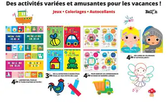 Jeux, Coloriages, Autocollants