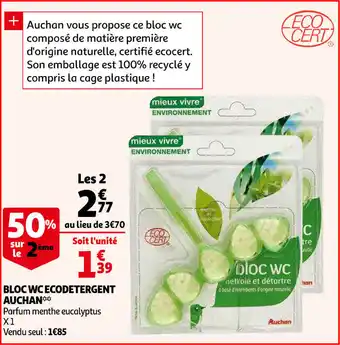 Auchan Bloc Wc Ecodétergent Auchan offre