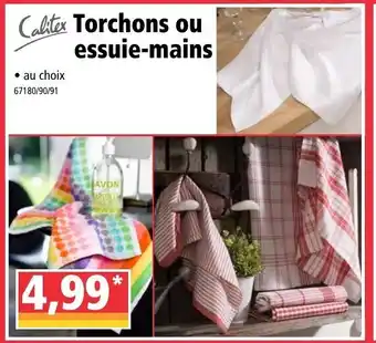 Norma Torchons ou essuie-mains offre