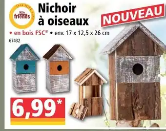 Norma Nichoir à oiseaux offre