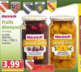 Norma Fruits denoyautés offre