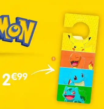 b&m Pokémon acroche porte offre