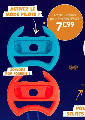 b&m Lot de 2 volants pour joycons switch offre