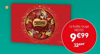 b&m Nestle la boîte rouge nestle offre
