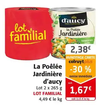 Colruyt D’aucy la poêlée jardinière offre