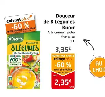 Colruyt Knorr douceur de 8 légumes offre
