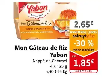 Colruyt Yabon mon gâteau de riz offre