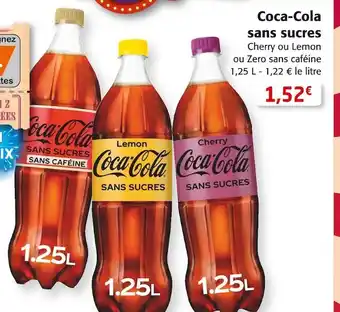Colruyt Coca-cola coca-cola sans sucres offre