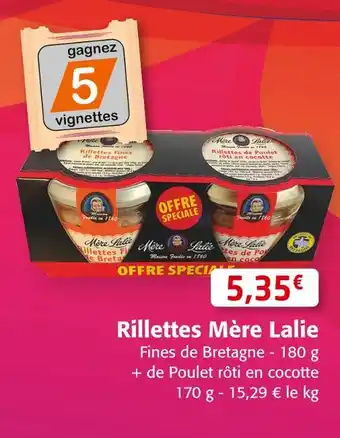 Colruyt Mère lalie rillettes offre