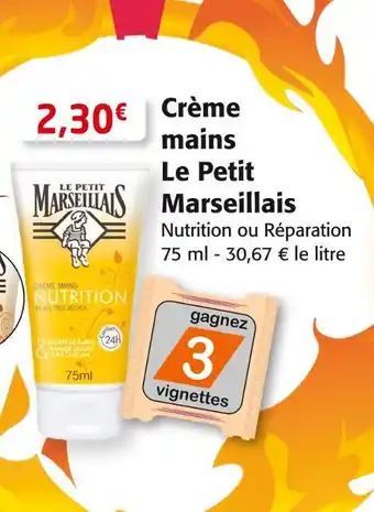 Colruyt Le petit marseillais crème mains offre