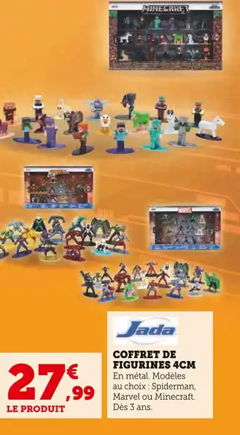 Super U Jada coffret de figurines 4cm offre