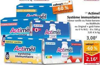 Colruyt Actimel système immunitaire offre