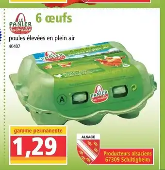 Norma 6 œufs offre