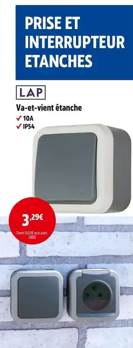 Screwfix Lap va-et-vient étanche offre