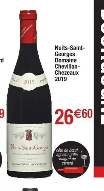 Nuits-Saint Georges Domaine Chevillon-Chezeaux 2019