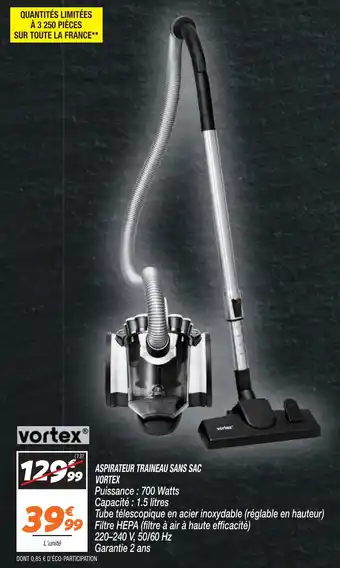 Netto ASPIRATEUR TRAINEAU SANS SAC offre