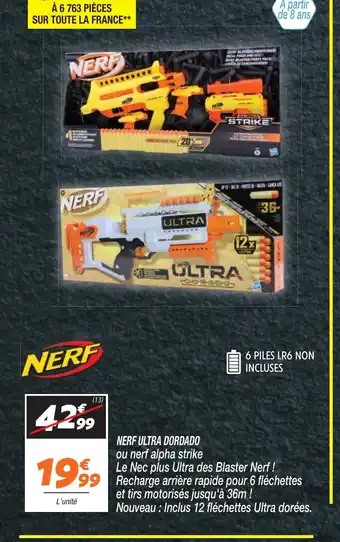 Netto NERF ULTRA DORDADO offre