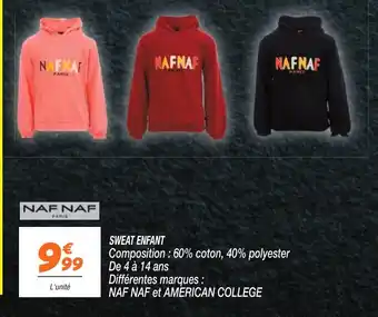 Netto SWEAT ENFANT offre