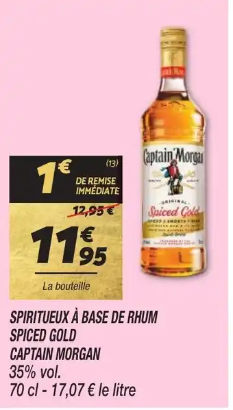 Netto SPIRITUEUX À BASE DE RHUM SPICED GOLD offre