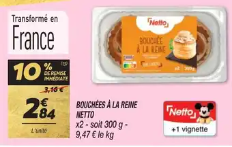 Netto BOUCHÉES À LA REINE offre