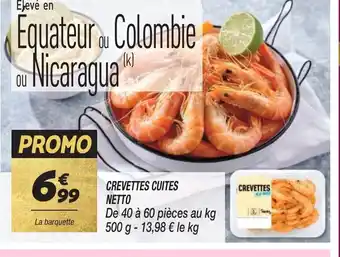 Netto CREVETTES CUITES NETTO offre