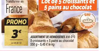 Netto ASSORTIMENT DE VIENNOISERIES X10 5 offre