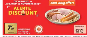 CHOUCROUTE GARNIE