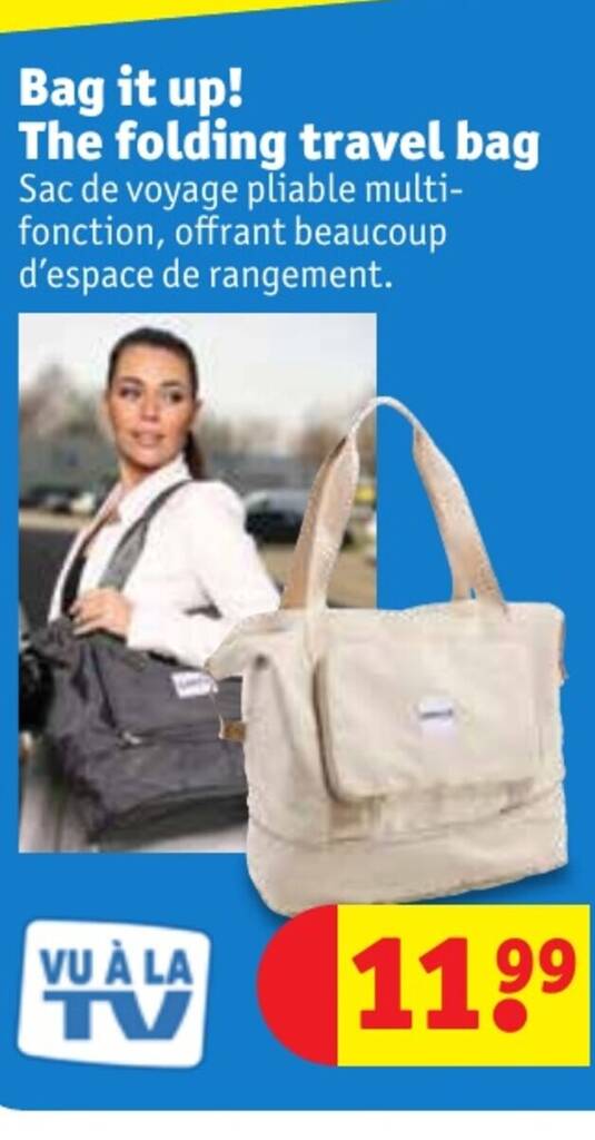 Promo Bag it up! The folding travel bag chez Kruidvat