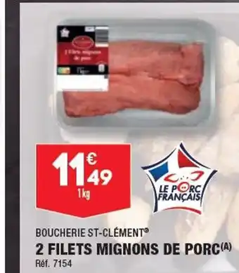 ALDI 2 FILETS MIGNONS DE PORC offre