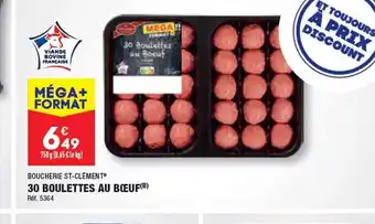 ALDI 30 BOULETTES AU BOEUF offre