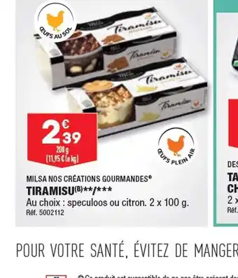 ALDI TIRAMISU offre