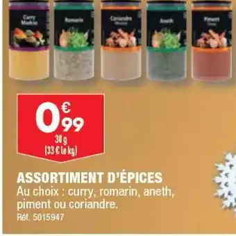 ALDI ASSORTIMENT D'ÉPICES offre