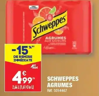 ALDI SCHWEPPES AGRUMES offre