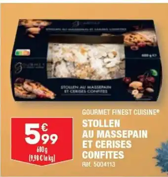 STOLLEN AU MASSEPAIN