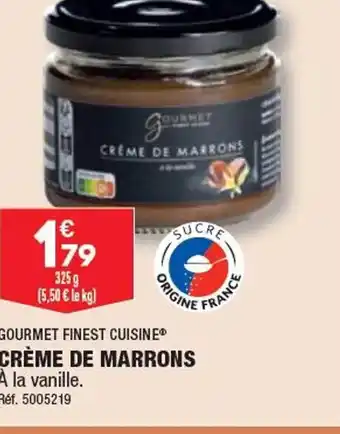 ALDI CREME DE MARRONS offre