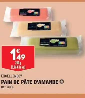 ALDI PAIN DE PÂTE D'AMANDE offre