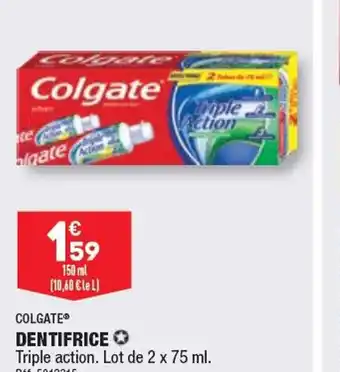 ALDI DENTIFRICE offre