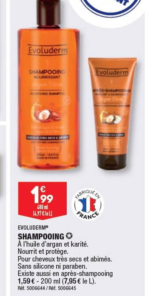 Promo SHAMPOOING chez ALDI