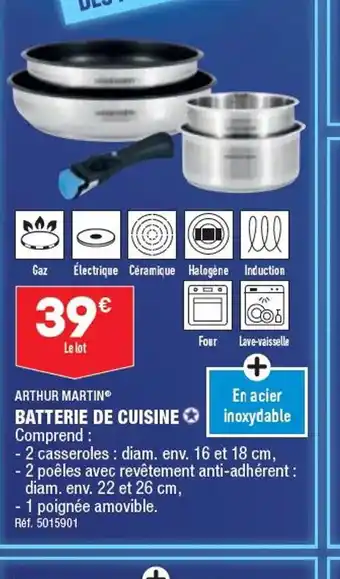 ALDI BATTERIE DE CUISINE offre