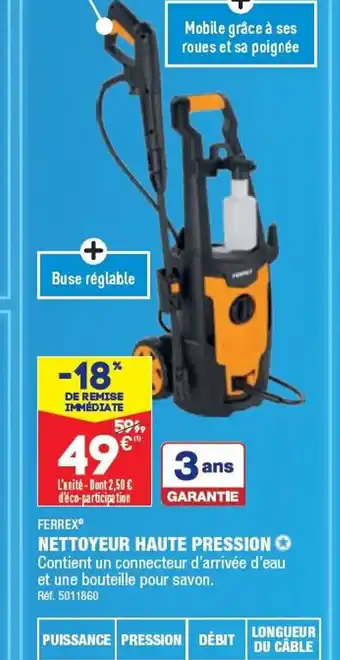 ALDI NETTOYEUR HAUTE PRESSION offre