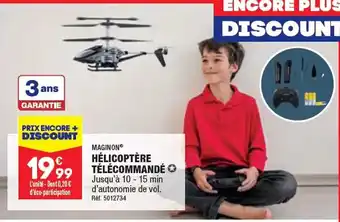 ALDI HÉLICOPTÈRE TÉLÉCOMMANDÉ offre