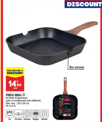 ALDI POÊLE GRILL offre