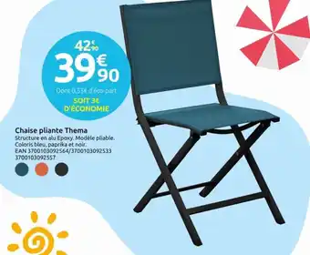 Chaise pliante Thema